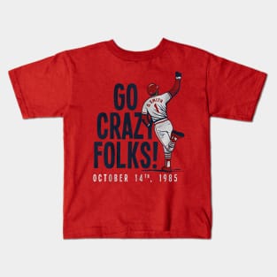 Ozzie Smith Go Crazy Folks Kids T-Shirt